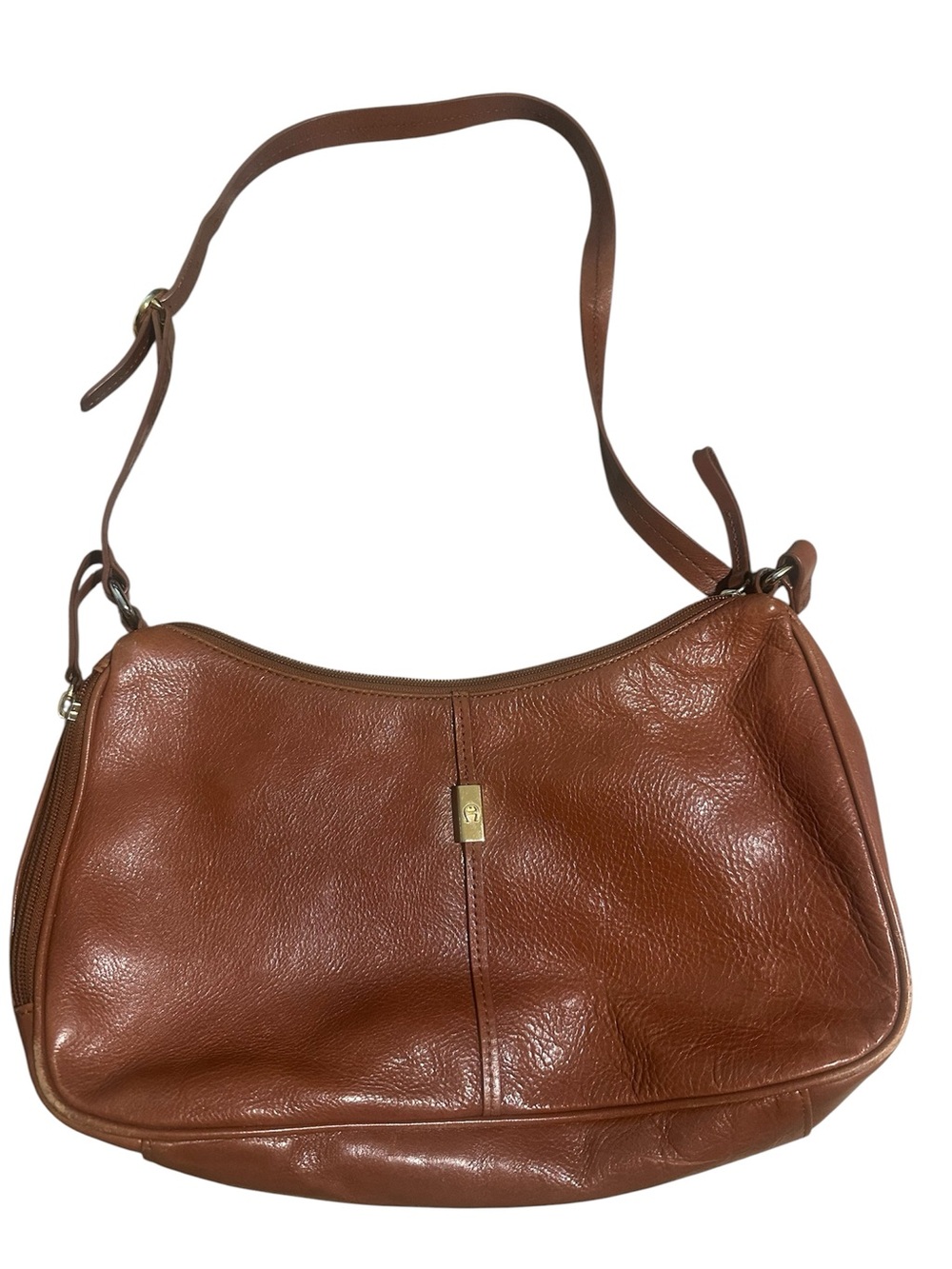 Vintage Etienne Aigner leather brown shoulder purse